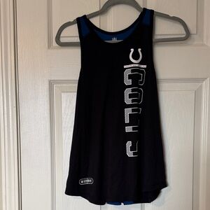 Next Era Black and Blue Indianapolis Colts Tank Top